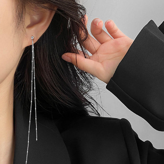 Women's Fashion Chain Tassel Earrings