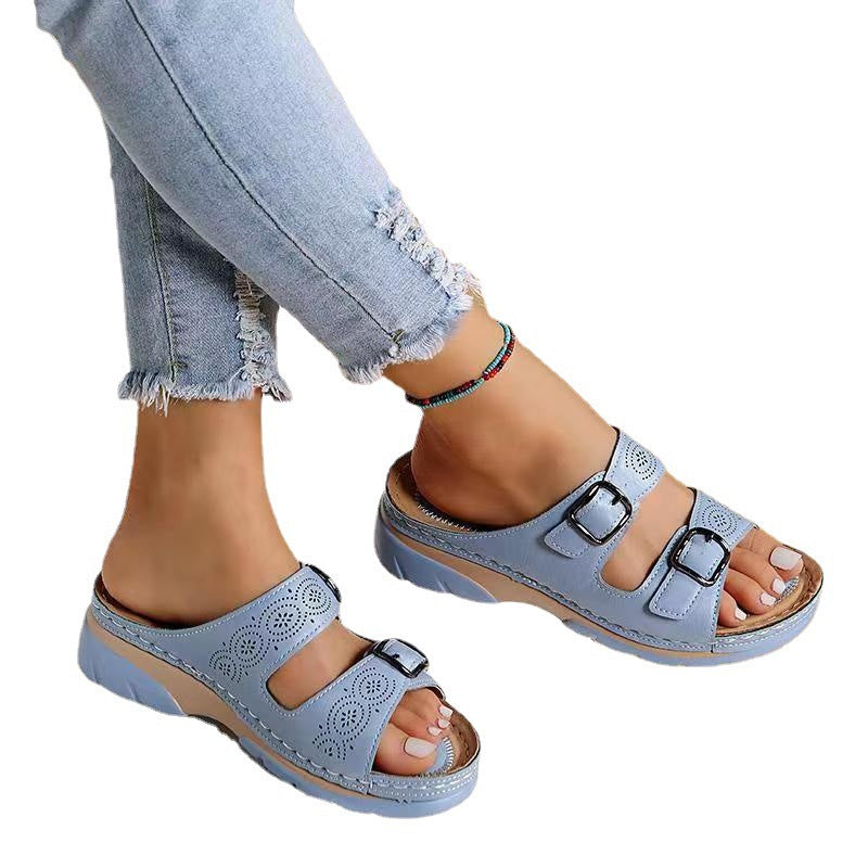 Plus Size Sandals Fashion Wedge Casual