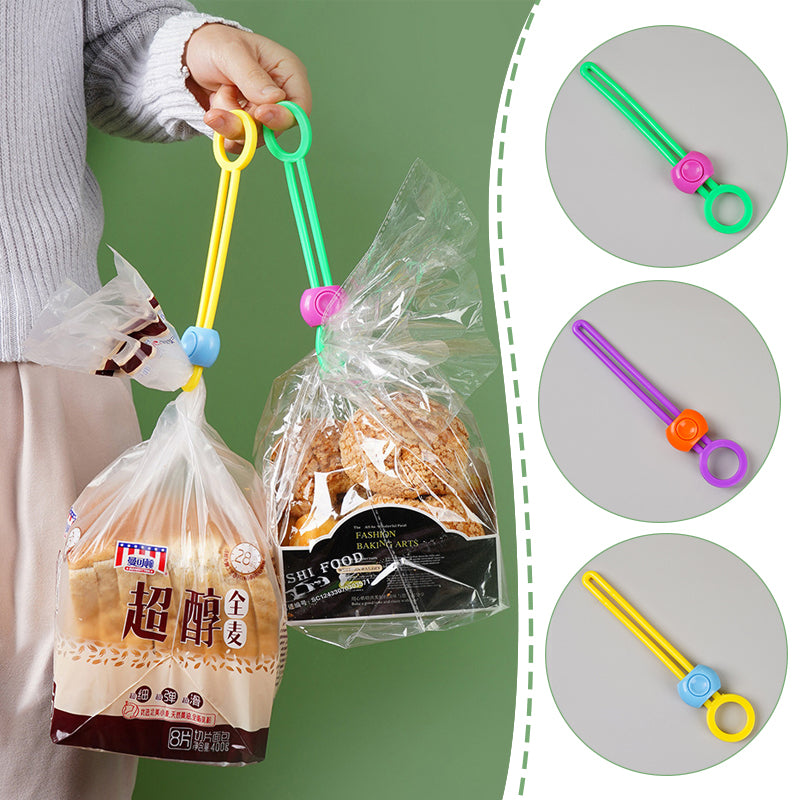Silicone Food Bag Sealing Strap Freshness Sealing Clip Adjustable Clips Sealer Portable Data Cable Storage Kitchen Gadgets