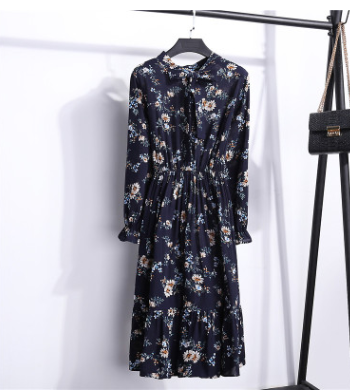 Floral Chiffon Dress for Women