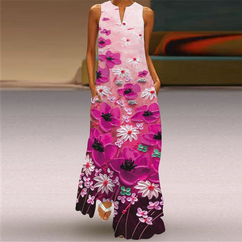 New Women's Printed Fashion Dress