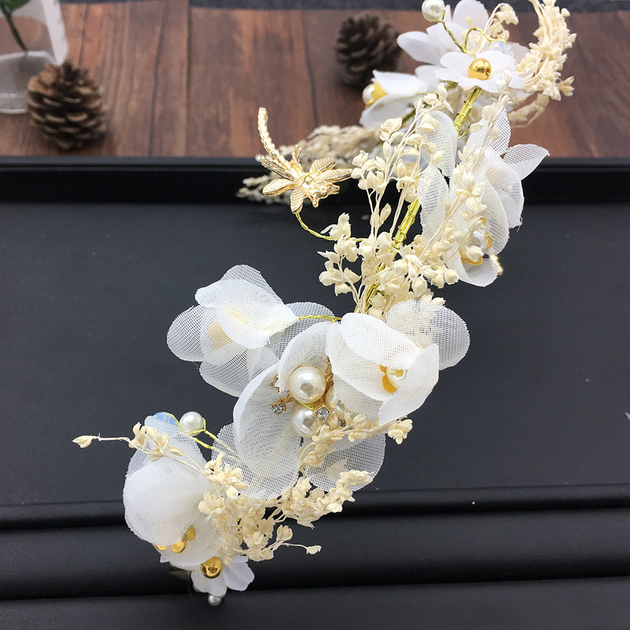 Baby's Breath Dried Flower Hair Accessory