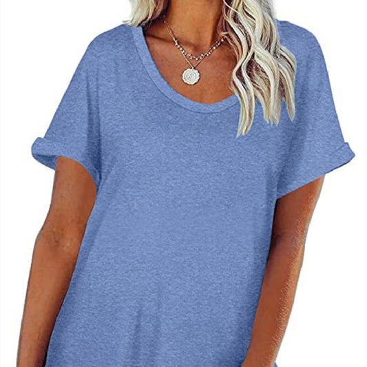 Round Neck Casual Loose Women's Dress