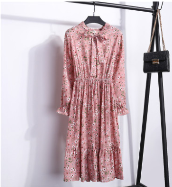 Floral Chiffon Dress for Women