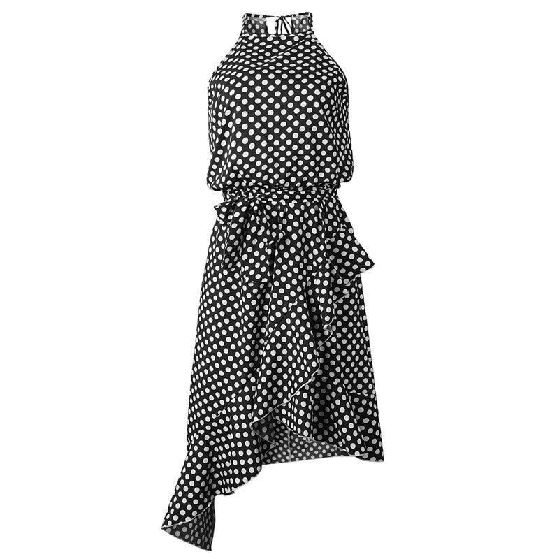 Polka Dot Fashion Dress for Women in 3 Color Options