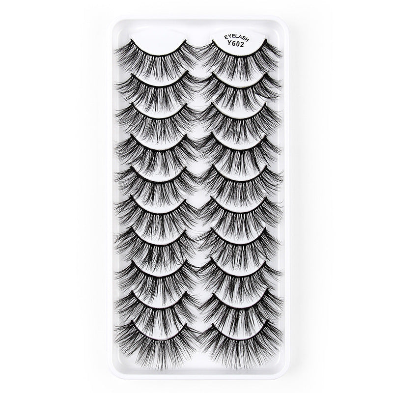 3D Imitation Mink Hair Natural Length False Eyelashes Three-dimensional