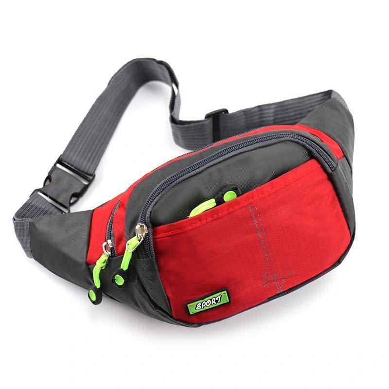 Men And Women Large Capacity Nylon Waterproof Waist Bag