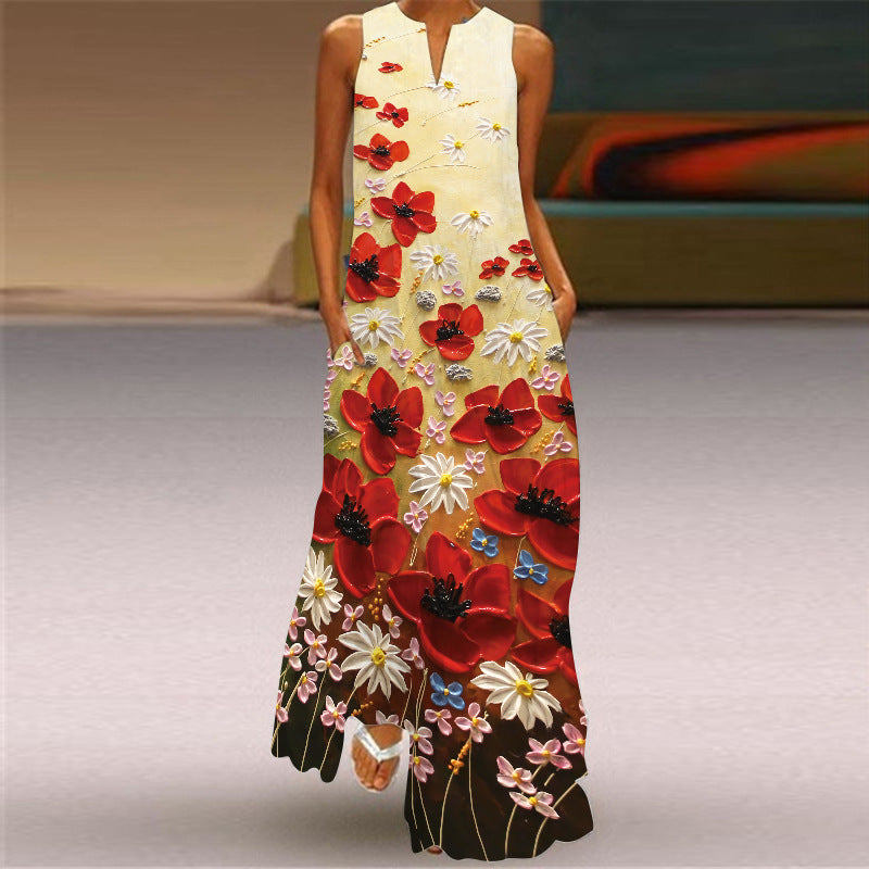 New Women's Printed Fashion Dress