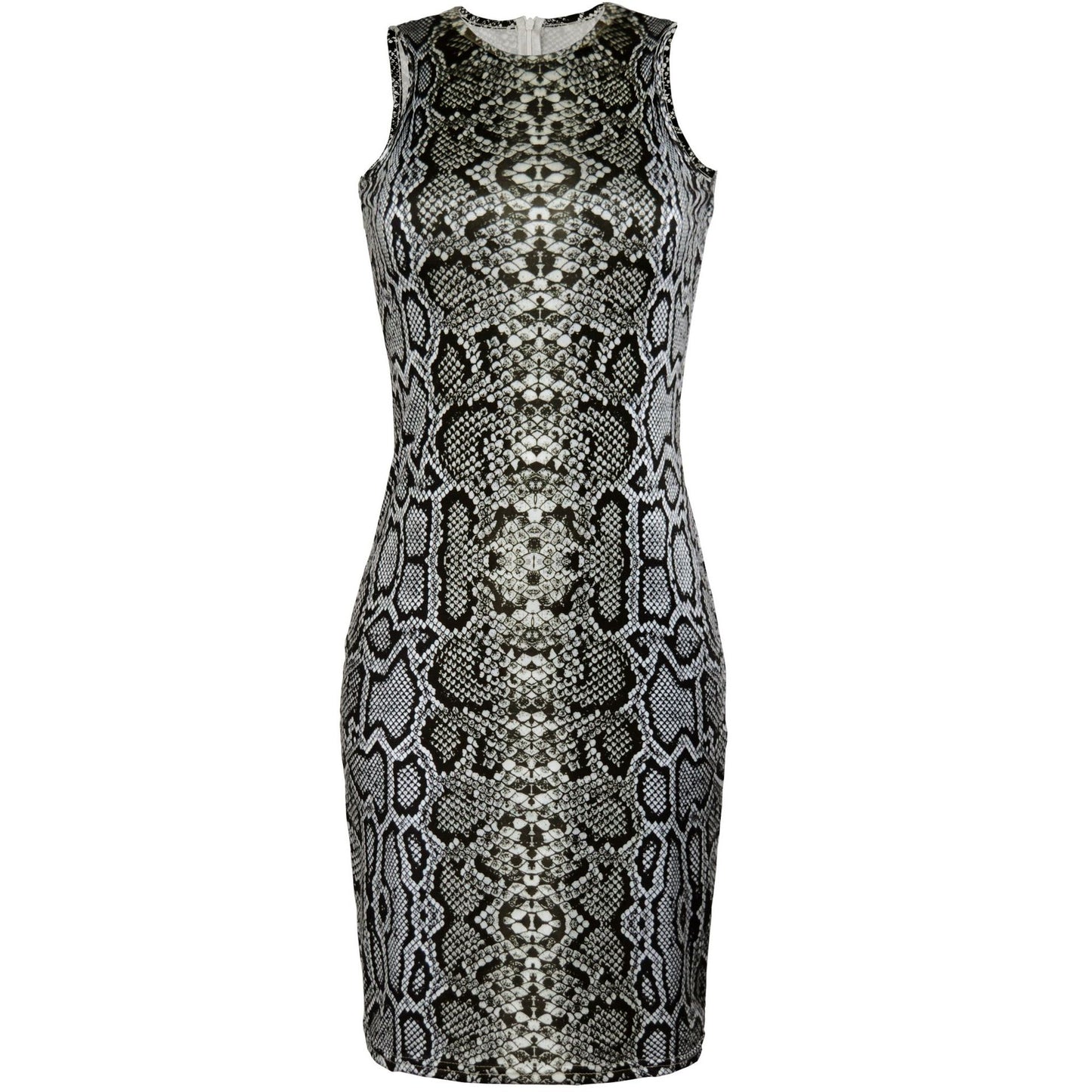 Women's Serpentine Sexy Sheath Sleeveless Bottoming Dress