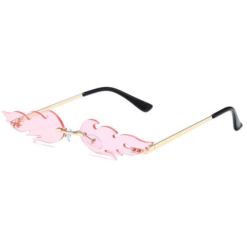 Personalized Trend Flame Shaped Sunglasses