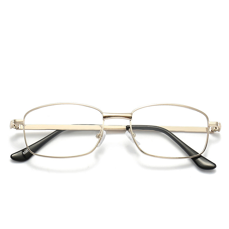 HD Resin Lens Gold Presbyopic Glasses For Men And Women