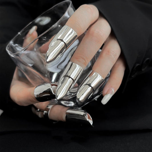 Niche Design Premium Metal Nail Set Ring