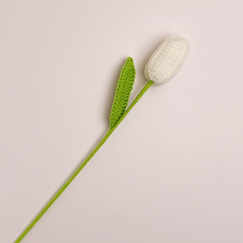 Hand Crochet Tulip Immortal Flower