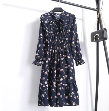 Floral Chiffon Dress for Women