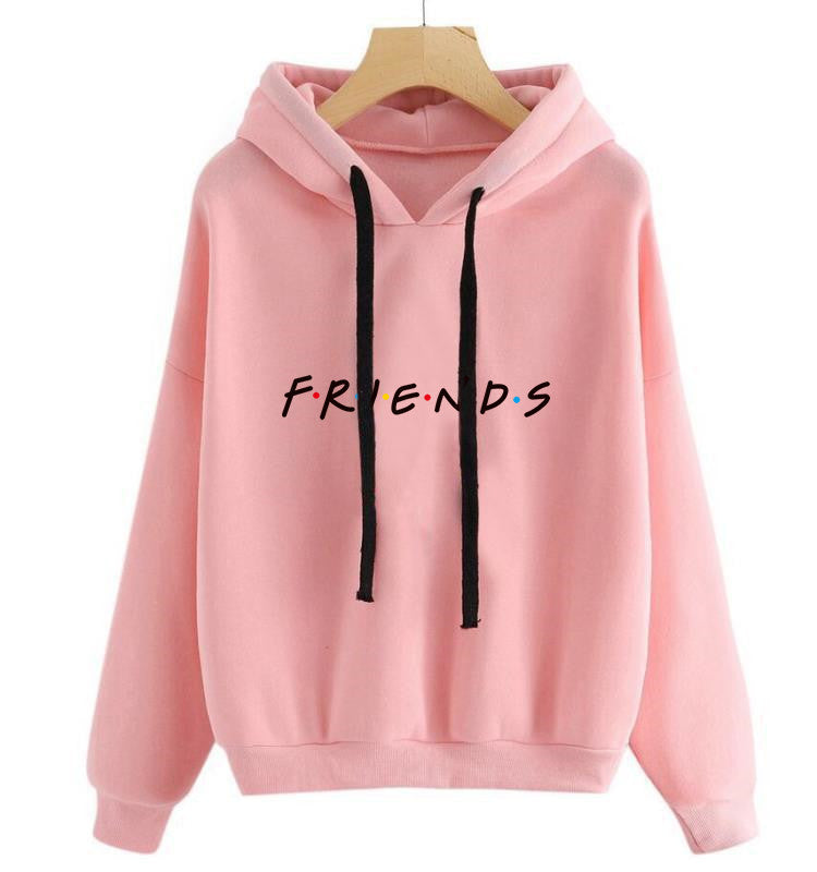 Women's New Hooded Sweater Printed Plush