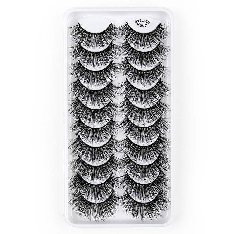 3D Imitation Mink Hair Natural Length False Eyelashes Three-dimensional