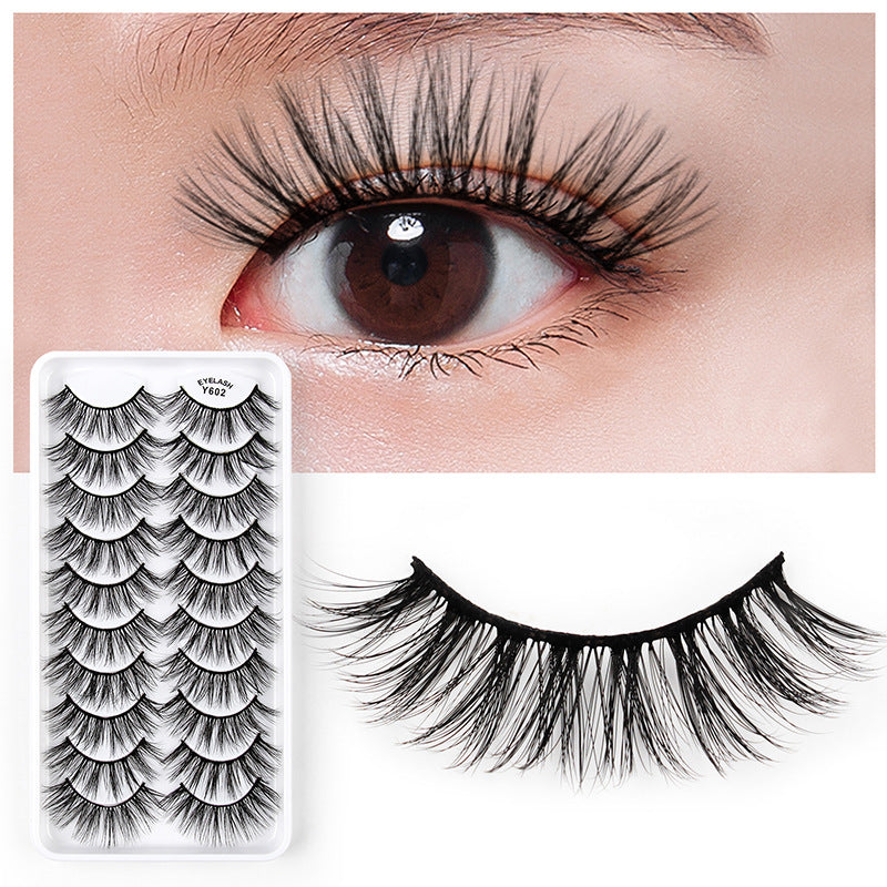 3D Cat Eye False Eyelashes Are Naturally Thick And Fluffy