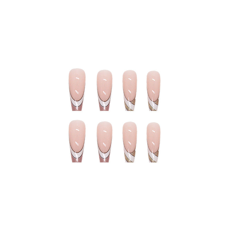 Ballet Armor Fake Nails One Second Wear 24 Pieces Boxed