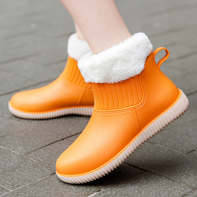 Fashion Women's Trendy Short Water Shoes Outer Wear Waterproof