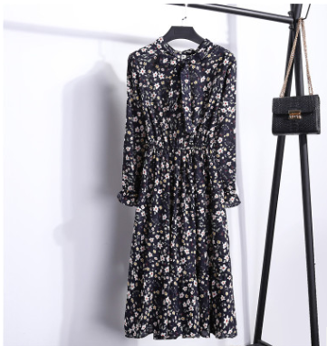 Floral Chiffon Dress for Women