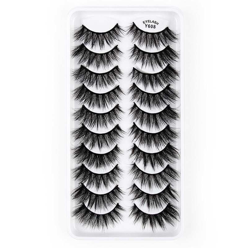 3D Cat Eye False Eyelashes Are Naturally Thick And Fluffy