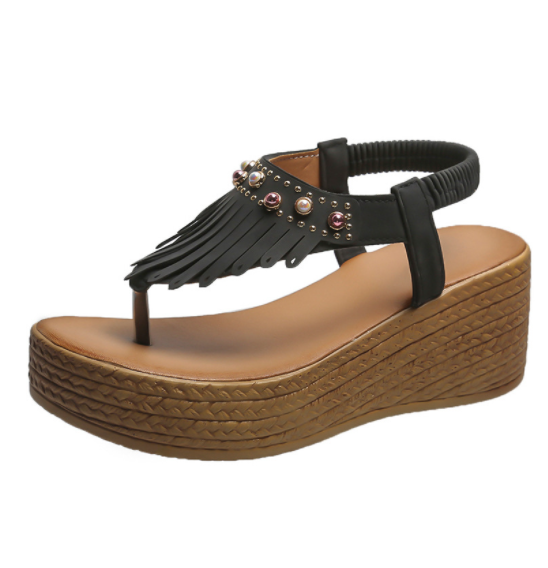 Platform Roman Sandals for Women: High Heel, Large Size, and Impressive Flow Rate Design