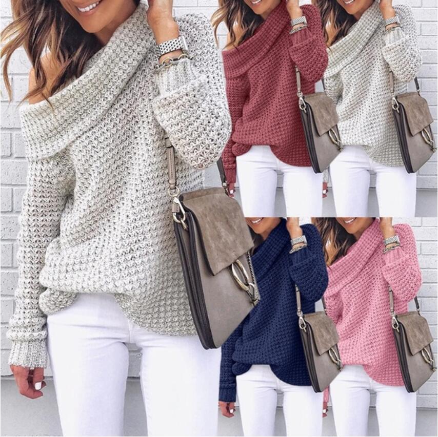 Women's Autumn And Winter Sweater Solid Color Turtleneck Sweater