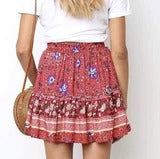 Pleated Flounce Skirt for Women