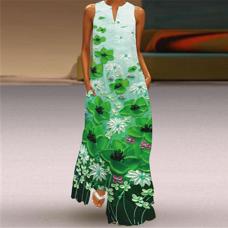 New Women's Printed Fashion Dress