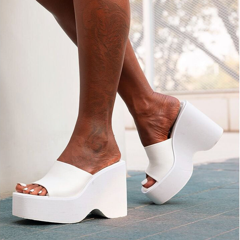 Women Shoes High Heel Sandals Summer Outdoor Slippers
