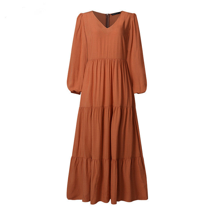 Temperament women's dress with big swing