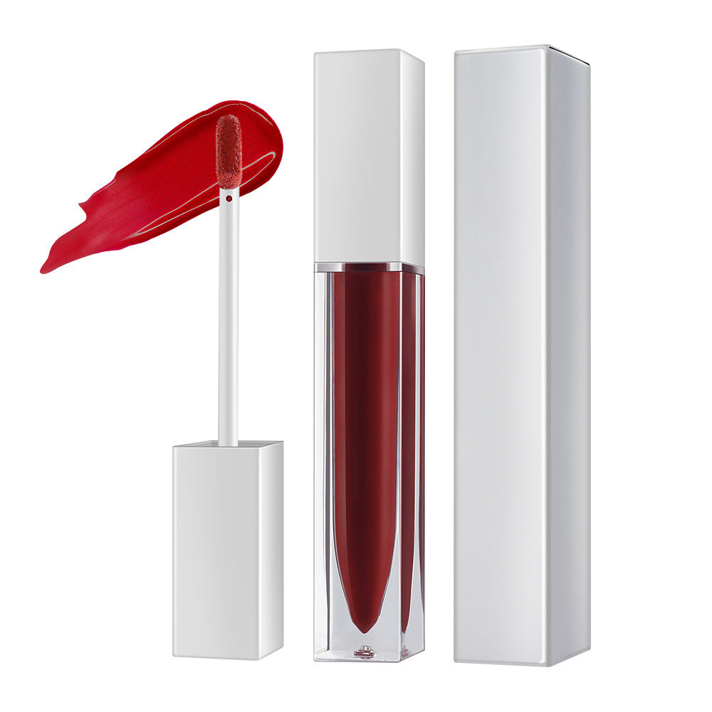 Lip Honey Matte Lipstick Glossy Clear Frosted Square Tube