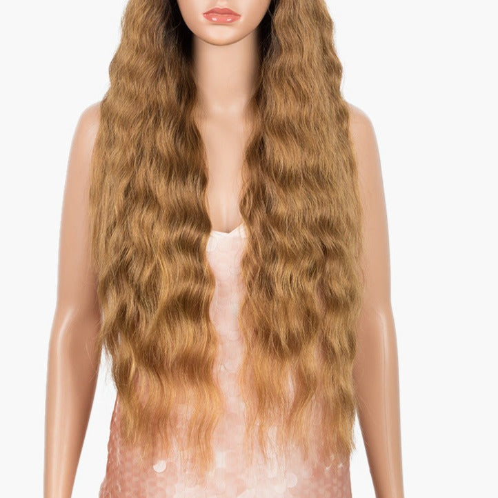 Women's Wig Wave Long Curly Hair Chemical Fiber Headgear