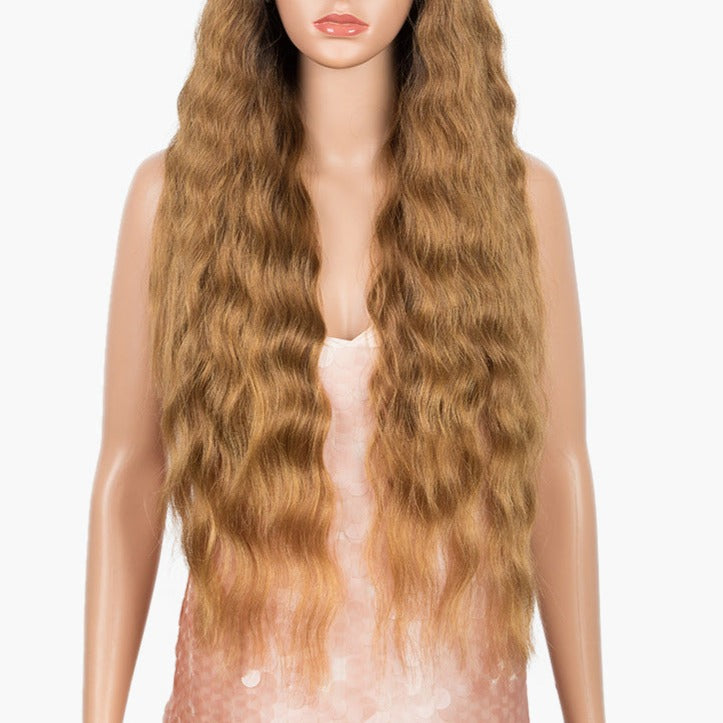 Women's Wig Wave Long Curly Hair Chemical Fiber Headgear