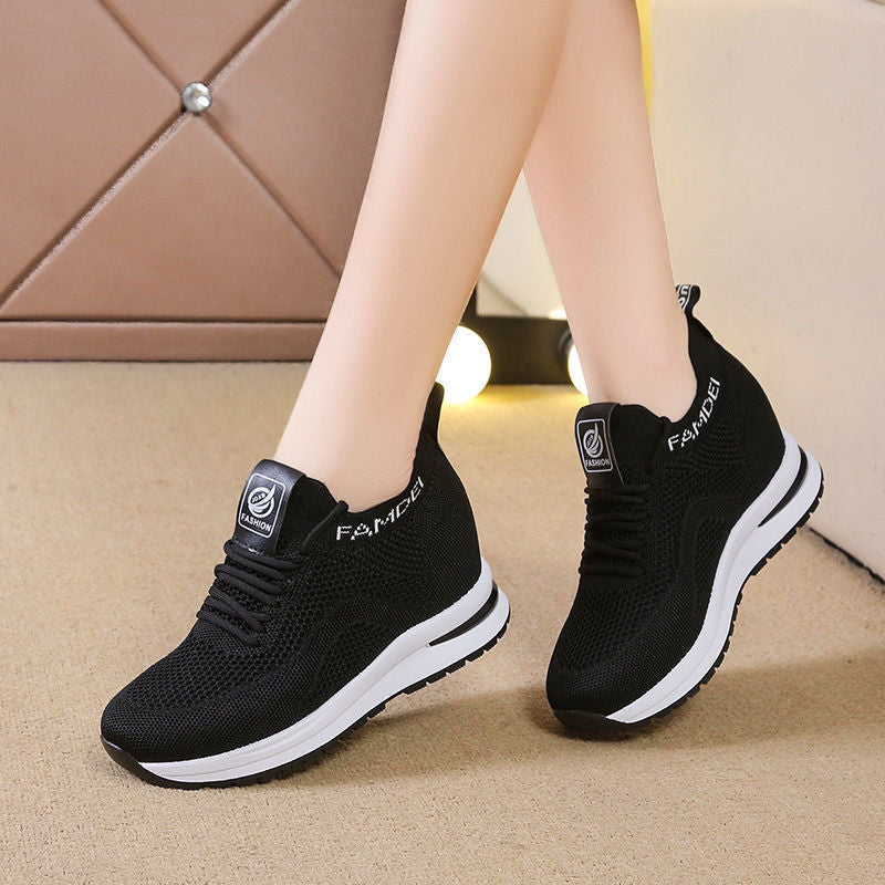 Women's High Rise Thick Soled Sneakers