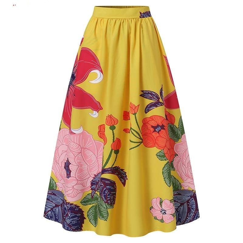 Floral Maxi Skirt for Women - Perfect for Holiday Wear