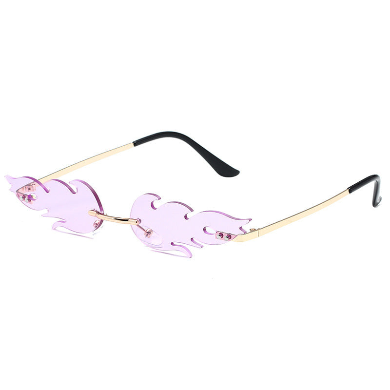 Personalized Trend Flame Shaped Sunglasses