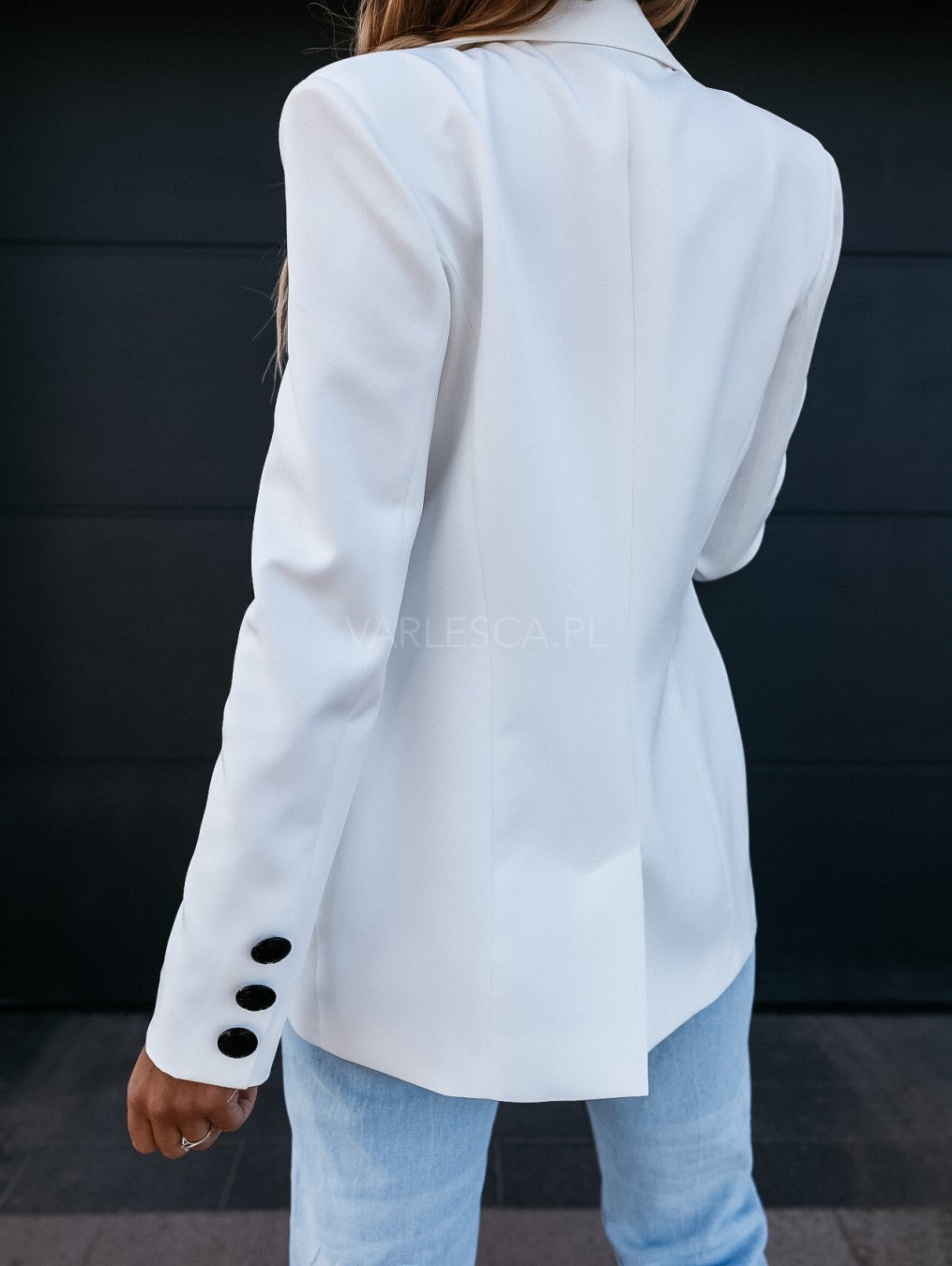Long sleeve suit collar button suit jacket