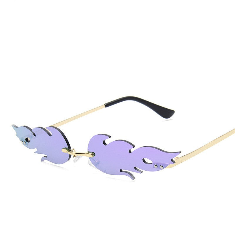 Personalized Trend Flame Shaped Sunglasses
