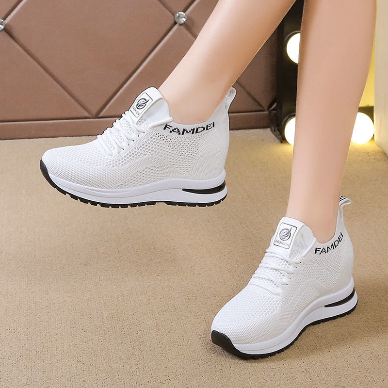 Women's High Rise Thick Soled Sneakers