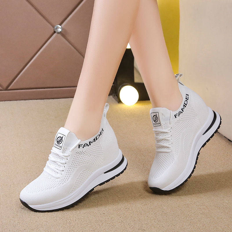 Women's High Rise Thick Soled Sneakers