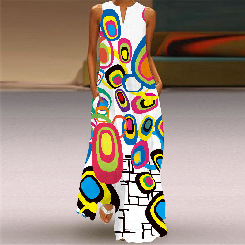 New Women's Printed Fashion Dress