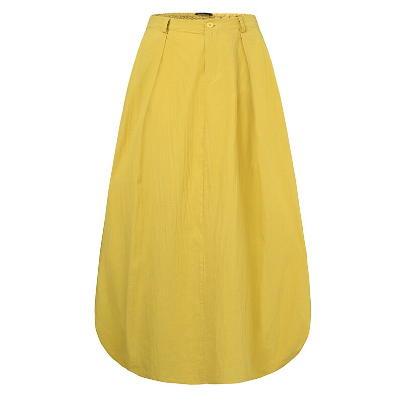 High-Waist A-Line Long Skirt: Versatile and Slimming Women's Fashion