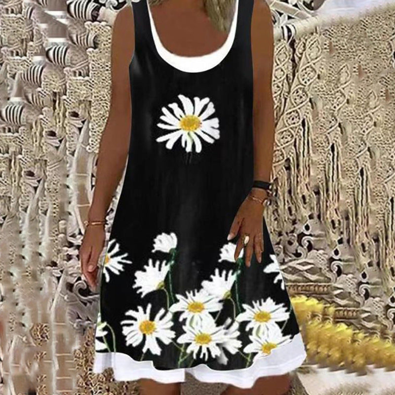 New 3D Print Tank Dress with Spun Cotton Fabric