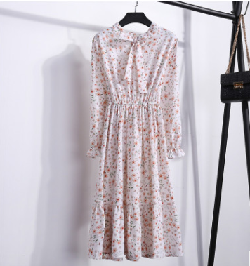 Floral Chiffon Dress for Women