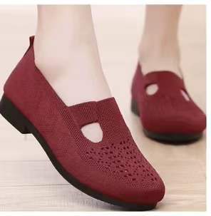 Women Flats Shoes Breathable Mesh Shoes Summer Light Loafers