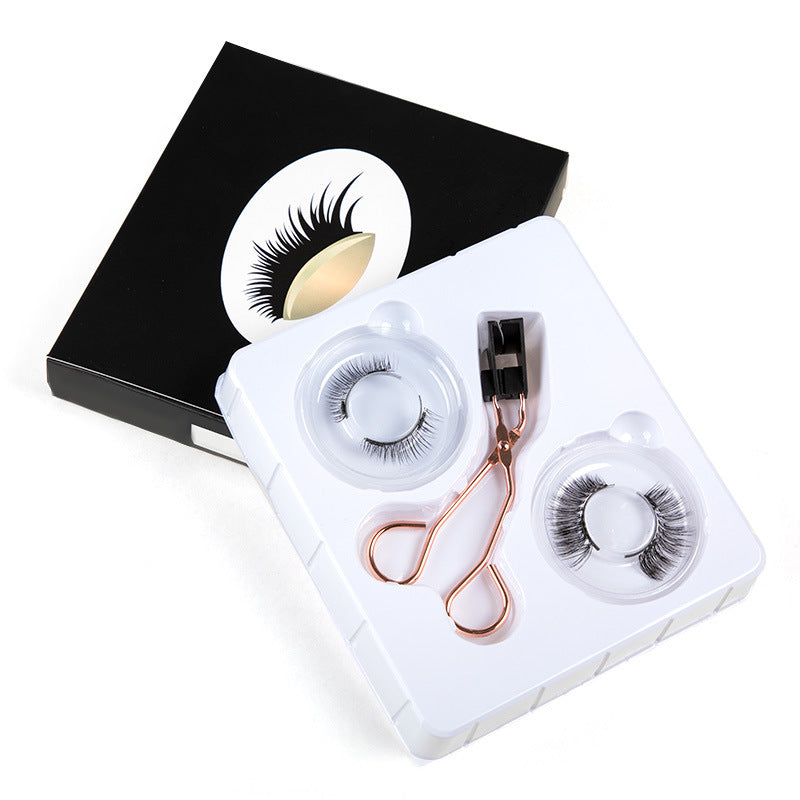 3 Pairs Of Magnet Eyelash Set Magnetic False Eyelashes Glue-free Magnetic Eyelash Curler