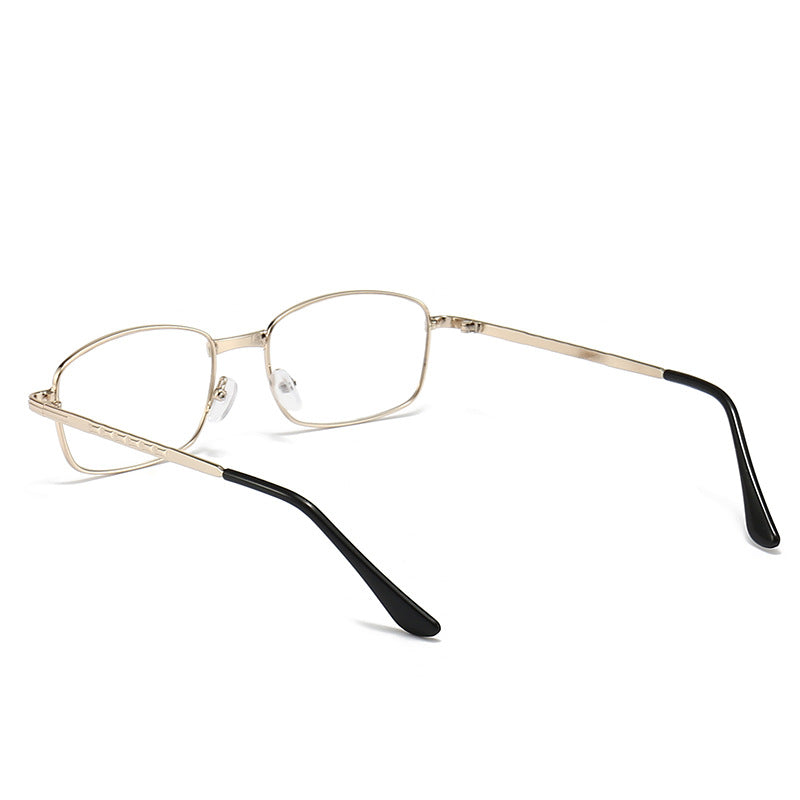 HD Resin Lens Gold Presbyopic Glasses For Men And Women