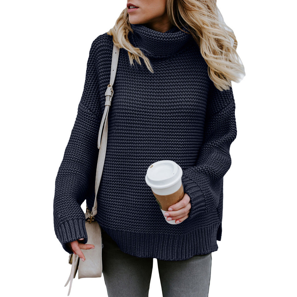 High collar long sleeve Pullover