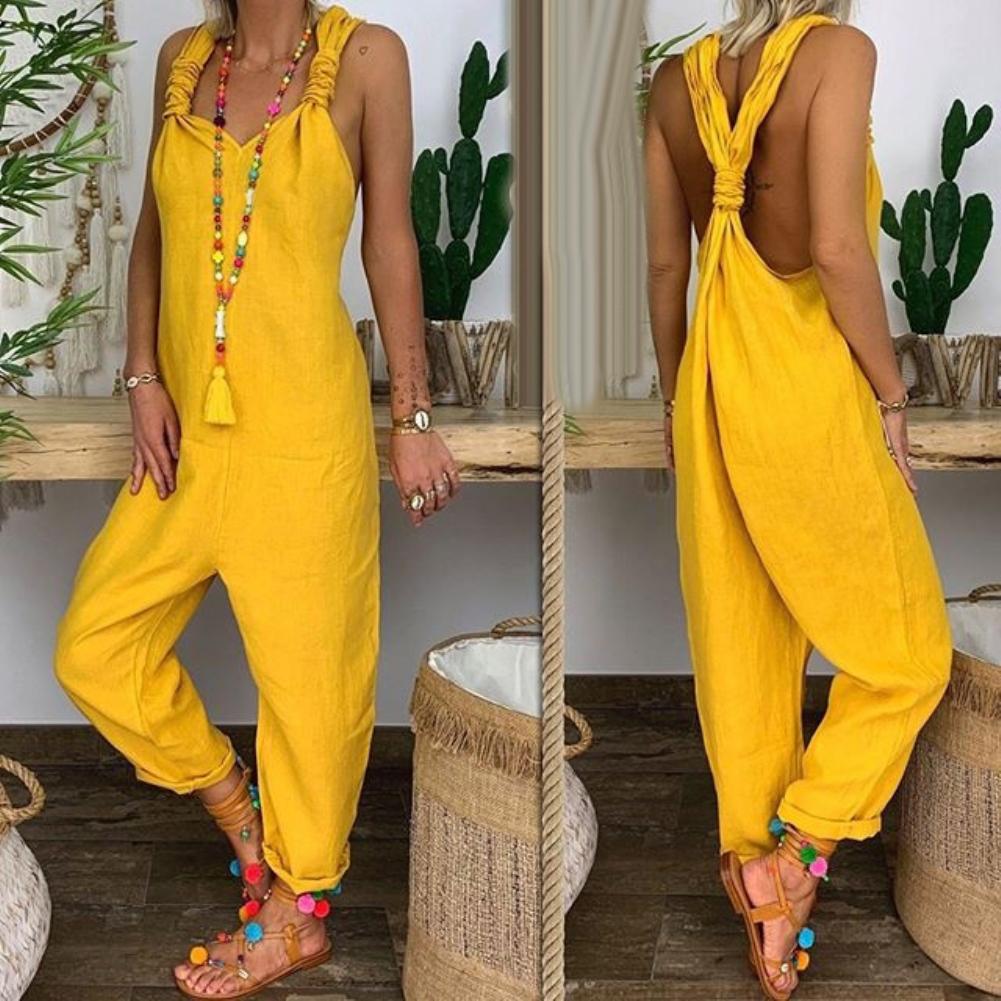 Women Sexy Jumpsuit Women Playsuit Casual Overalls Bib Overall